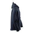 Kapuzensweatshirt, kurzem  Reißverschluss / Gr. S,  Schwarzblau/Schwarz Produktbild Additional View 3 S