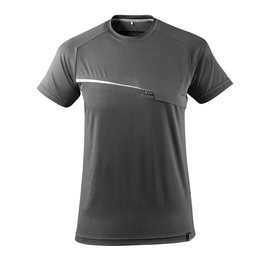 T-Shirt, feuchtigkeitstransportierend /  Gr. XS, Dunkelanthrazit Produktbild
