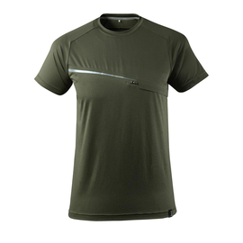 T-Shirt, feuchtigkeitstransportierend /  Gr. 2XL, Moosgrün Produktbild