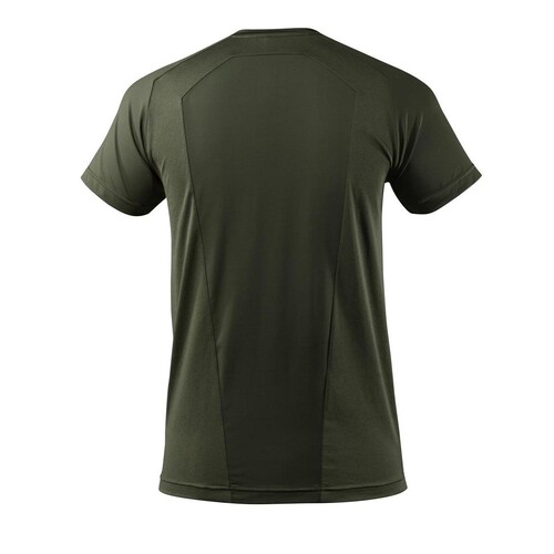 T-Shirt, feuchtigkeitstransportierend /  Gr. XS, Moosgrün Produktbild Additional View 2 L