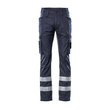 Hose, Schenkeltaschen, geringes Gewicht  Servicehose / Gr. 76C54, Schwarzblau Produktbild