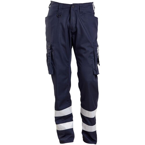 Hose, Schenkeltaschen, geringes Gewicht  Servicehose / Gr. 90C46, Schwarzblau Produktbild Front View L