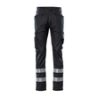 Hose, Schenkeltaschen, geringes Gewicht  Servicehose / Gr. 76C47, Schwarz Produktbild