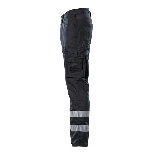 Hose, Schenkeltaschen, geringes Gewicht  Servicehose / Gr. 76C47, Schwarz Produktbild Additional View 1 L