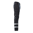 Hose, Schenkeltaschen, geringes Gewicht  Servicehose / Gr. 76C47, Schwarz Produktbild Additional View 3 S