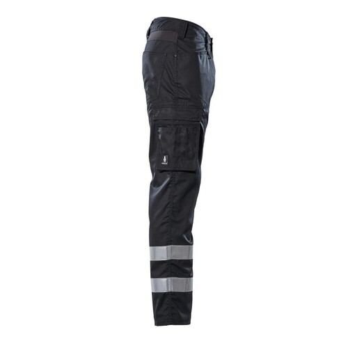 Hose, Schenkeltaschen, geringes Gewicht  Servicehose / Gr. 76C47, Schwarz Produktbild Additional View 3 L