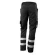 Hose, Schenkeltaschen, geringes Gewicht  Servicehose / Gr. 82C52, Schwarz Produktbild Additional View 2 S