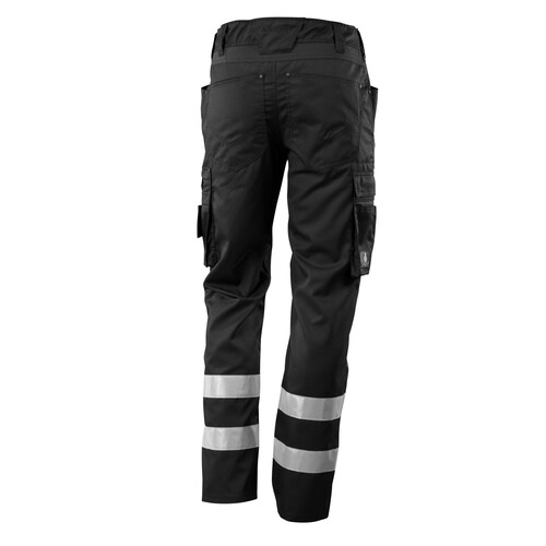 Hose, Schenkeltaschen, geringes Gewicht  Servicehose / Gr. 90C50, Schwarz Produktbild Additional View 2 L