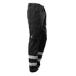 Hose, Schenkeltaschen, geringes Gewicht  Servicehose / Gr. 90C50, Schwarz Produktbild Additional View 3 S