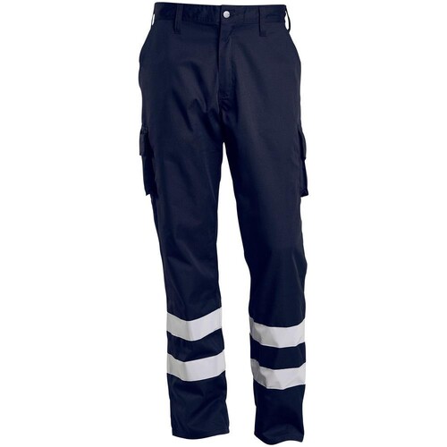 Hose, Schenkeltaschen, geringes Gewicht  Servicehose / Gr. 82C64, Schwarzblau Produktbild Front View L