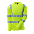 T-Shirt, V-Ausschnitt, lange Ärmel /  Gr. 4XL, Hi-vis Gelb Produktbild