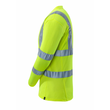 T-Shirt, V-Ausschnitt, lange Ärmel /  Gr. L, Hi-vis Gelb Produktbild Additional View 1 S