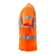 T-Shirt, V-Ausschnitt / Gr. 3XL, Hi-vis  Orange Produktbild Additional View 1 S