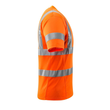 T-Shirt, V-Ausschnitt / Gr. 3XL, Hi-vis  Orange Produktbild Additional View 3 S