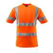 T-Shirt, V-Ausschnitt / Gr. 4XL, Hi-vis  Orange Produktbild