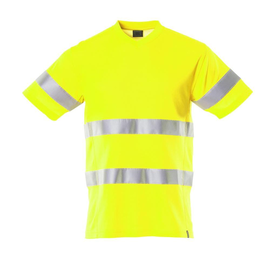 T-Shirt, V-Ausschnitt / Gr. L, Hi-vis  Gelb Produktbild