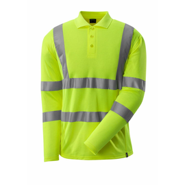 Polo-Shirt, lange Ärmel / Gr. M, Hi-vis  Gelb Produktbild