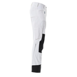 Hose mit Knietaschen, Damen, Diamond /  Gr. 76C40, Weiß Produktbild Additional View 3 S