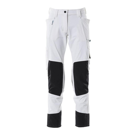 Hose mit Knietaschen, Damen, Diamond /  Gr. 82C42, Weiß Produktbild