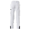 Hose mit Knietaschen, Damen, Pearl /  Gr. 76C36, Weiß Produktbild Additional View 2 S
