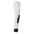Hose mit Knietaschen, Damen, Pearl /  Gr. 76C36, Weiß Produktbild Additional View 3 S