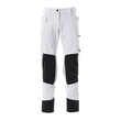 Hose mit Knietaschen, Damen, Pearl /  Gr. 82C46, Weiß Produktbild
