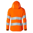 Soft Shell Jacke, Damenmodell, EN20471  / Gr. XS, Hi-vis Orange Produktbild Additional View 2 S