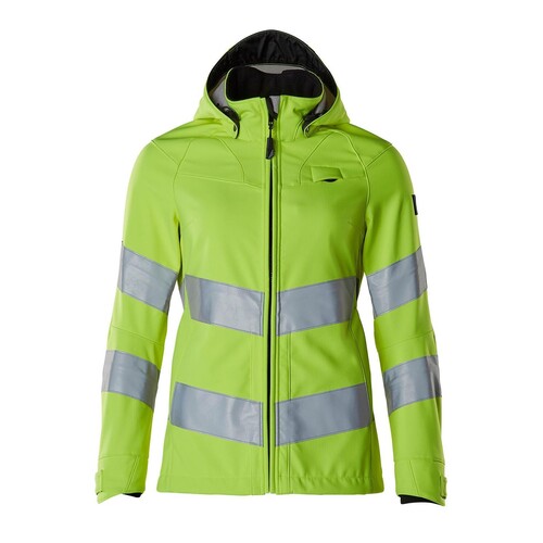 Ladies softshell clearance hi vis jacket