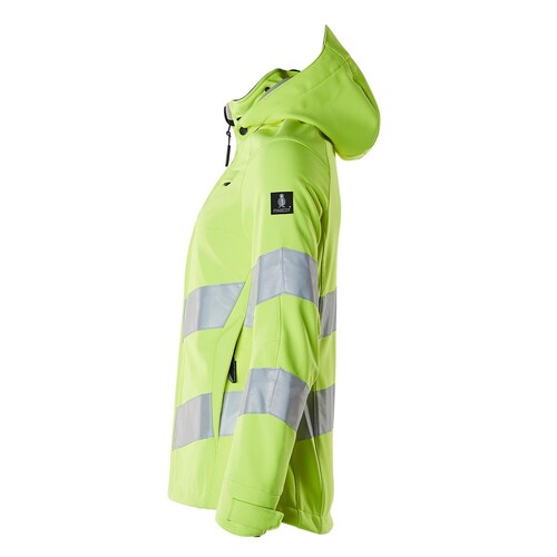 Soft Shell Jacke, Damenmodell, EN20471  / Gr. S, Hi-vis Gelb Produktbild Additional View 1 L
