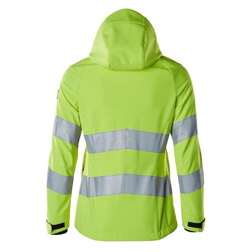 Soft Shell Jacke, Damenmodell, EN20471  / Gr. S, Hi-vis Gelb Produktbild Additional View 2 L
