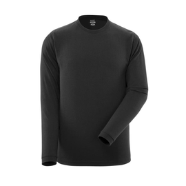 T-Shirt, Langarm, moderne Passform /  Gr. S, Schwarz Produktbild