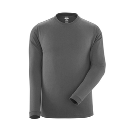 T-Shirt, Langarm, moderne Passform /  Gr. S, Dunkelanthrazit Produktbild