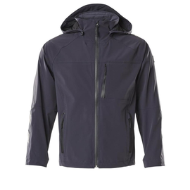 Hard Shell Jacke, Stretch, wasserdicht  / Gr. L, Schwarzblau Produktbild
