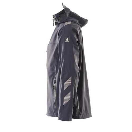 Hard Shell Jacke, Stretch, wasserdicht  / Gr. M, Schwarzblau Produktbild Additional View 1 L