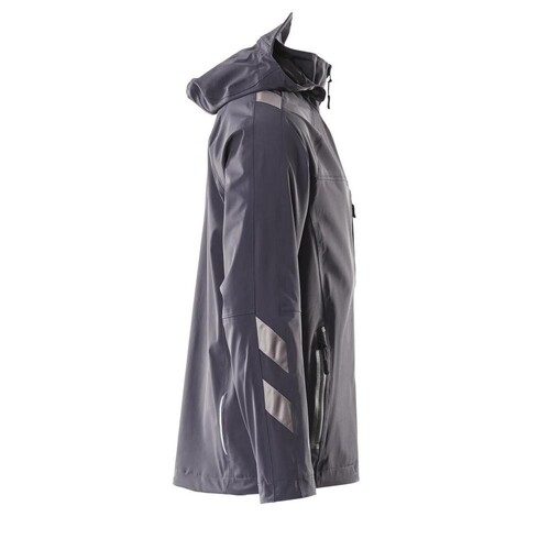 Hard Shell Jacke, Stretch, wasserdicht  / Gr. XL, Schwarzblau Produktbild Additional View 3 L