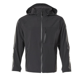 Hard Shell Jacke, Stretch, wasserdicht  / Gr. XL, Schwarz Produktbild