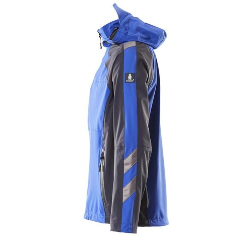 Hard Shell Jacke, Stretch, wasserdicht  / Gr. XS, Kornblau/Schwarzblau Produktbild Additional View 1 L