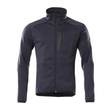 Fleecepullover mit Reißverschluss  Microfleecejacke / Gr. 4XL, Schwarzblau Produktbild