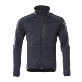 Fleecepullover mit Reißverschluss  Microfleecejacke / Gr. M, Schwarzblau Produktbild