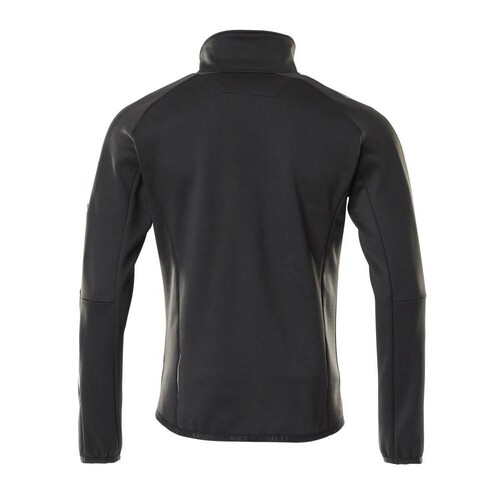 Fleecepullover mit Reißverschluss  Microfleecejacke / Gr. L, Schwarz Produktbild Additional View 2 L