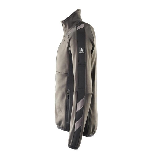 Fleecepullover mit Reißverschluss  Microfleecejacke / Gr. 2XL,  Dunkelanthrazit/Schwarz Produktbild Additional View 1 L