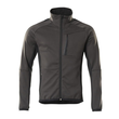 Fleecepullover mit Reißverschluss  Microfleecejacke / Gr. M,  Dunkelanthrazit/Schwarz Produktbild