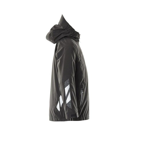 Hard Shell Jacke,Kinder,geringes  Gewicht Hard shell Jacke für Kinder /  Gr. 128, Schwarz Produktbild Additional View 3 L