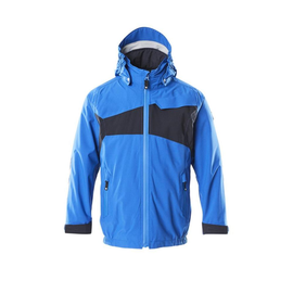 Hard Shell Jacke,Kinder,geringes  Gewicht Hard shell Jacke für Kinder /  Gr. 104, Azurblau/Schwarzblau Produktbild