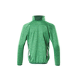Fleecepullover für Kinder, kurzer  Zipper / Gr. 104, Grasgrün/Grün Produktbild Additional View 2 S