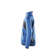Fleecepullover für Kinder, kurzer  Zipper / Gr. 116, Azurblau/Schwarzblau Produktbild Additional View 1 S