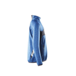 Fleecepullover für Kinder, kurzer  Zipper / Gr. 116, Azurblau/Schwarzblau Produktbild Additional View 3 S