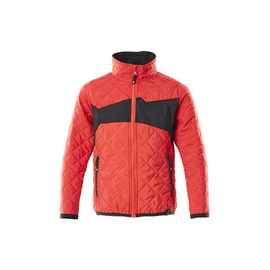 Thermojacke für Kinder, CLI / Gr. 104,  Verkehrsrot/Schwarz Produktbild