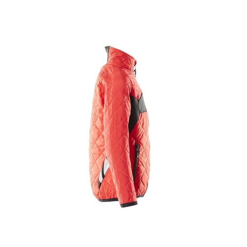 Thermojacke für Kinder, CLI / Gr. 140,  Verkehrsrot/Schwarz Produktbild Additional View 3 L