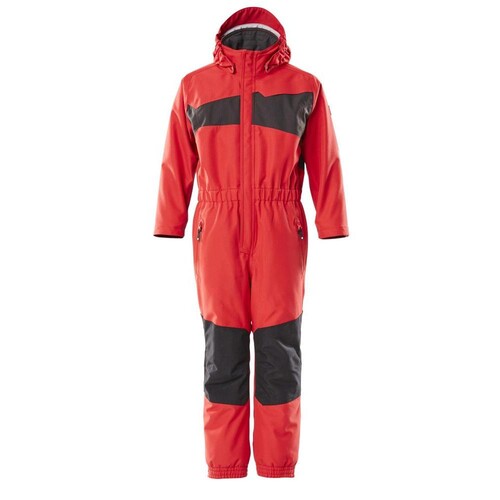 Schneeanzug für Kinder, wasserdicht /  Gr. 104, Verkehrsrot/Schwarz Produktbild